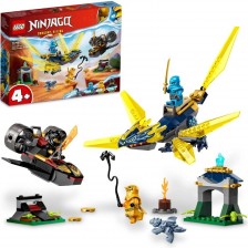 LEGO® NINJAGO® 71798 Nya a Arin - bitva na hřbetě dračího mláděte