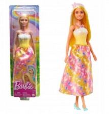 Mattel Barbie Pohádková princezna - žlutá HRR07