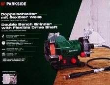 PARKSIDE Dvoukotoučová bruska s ohebnou hřídelí PDFW 120 B3