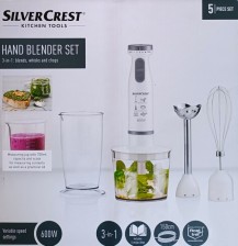 SILVERCREST KITCHEN TOOLS Tyčový mixér SSMS 600 E6 bílá