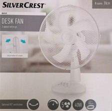 Silvercrest Stolní ventilátor STV 30 A2, bílá