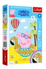 Trefl Puzzle Prasátko Peppa třpytivý efekt 93528