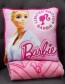 Mattel Barbie Dětská deka s polštářem, 100 x 150 cm, 35 x 35 cm 8945, růžová